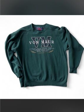 Forest Green Vow Maur Graphic Crewneck Sweatshirt